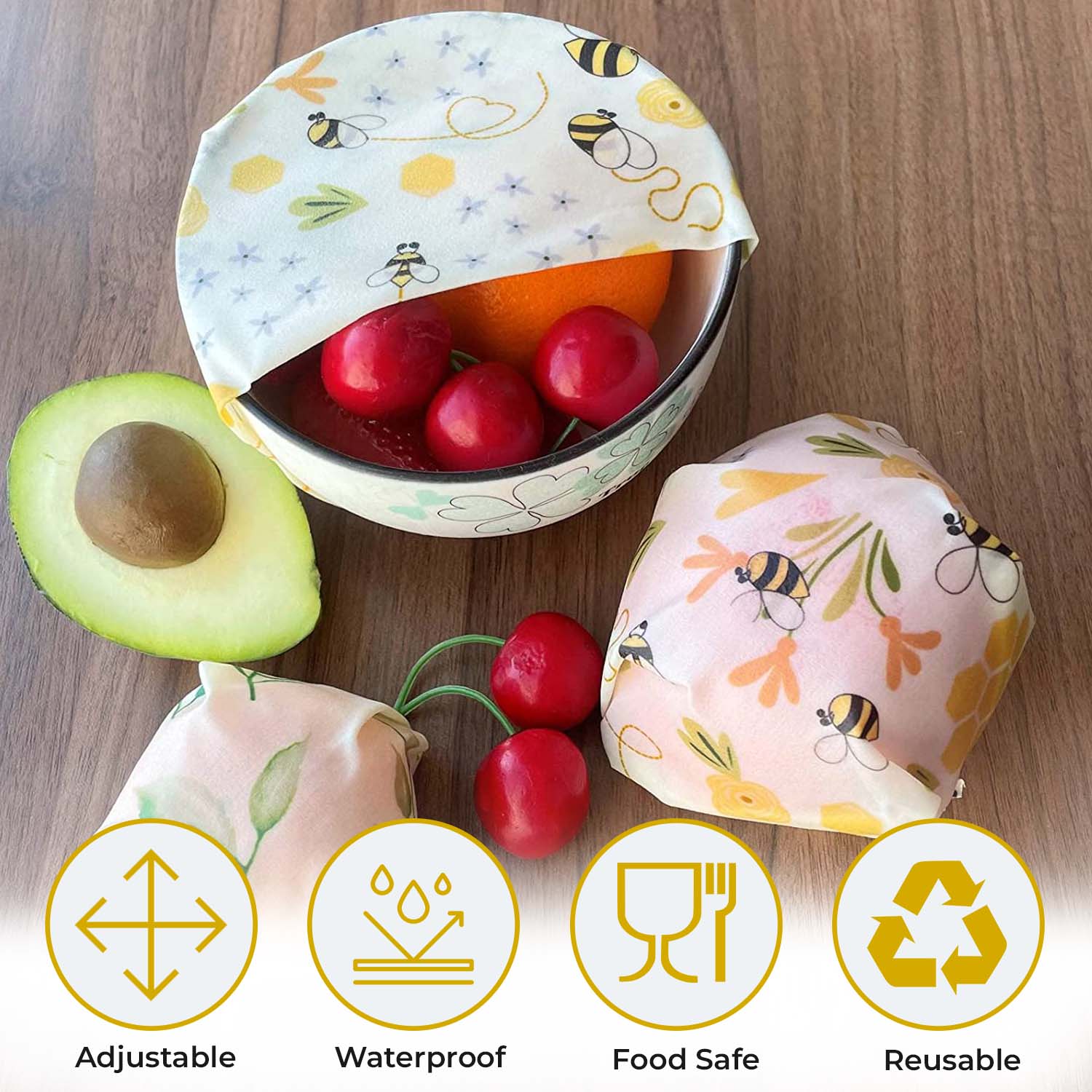 Lilymeche Concept - Silicone Pastry Mat with Measurement(2pc), Non Slip Baking Mat, BPA - Free, Rolling Pastry, Pizza & Cookies, Kneading Board for